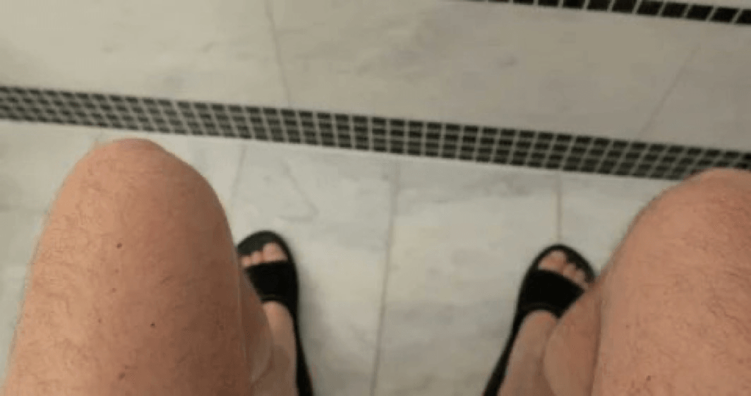 Sittin on the toilet