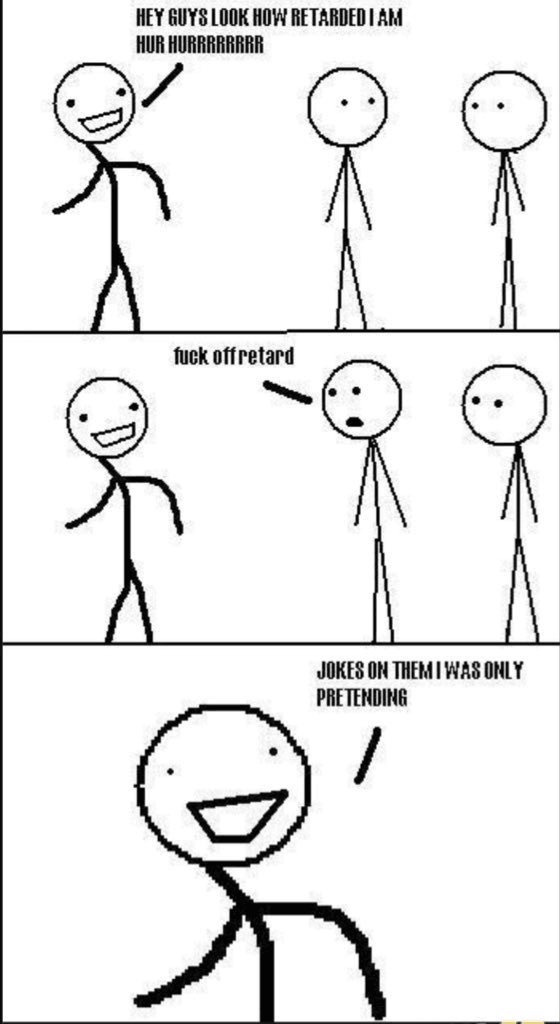 Only pretending
