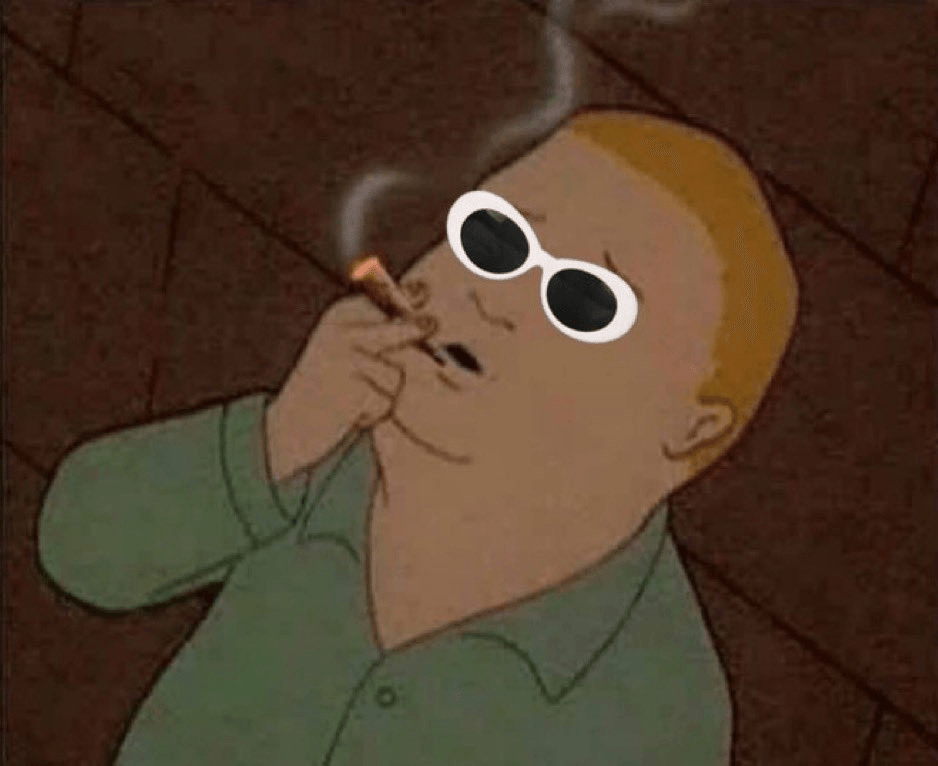 Smoking Bobby Hill