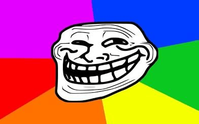 Trollface rainbow