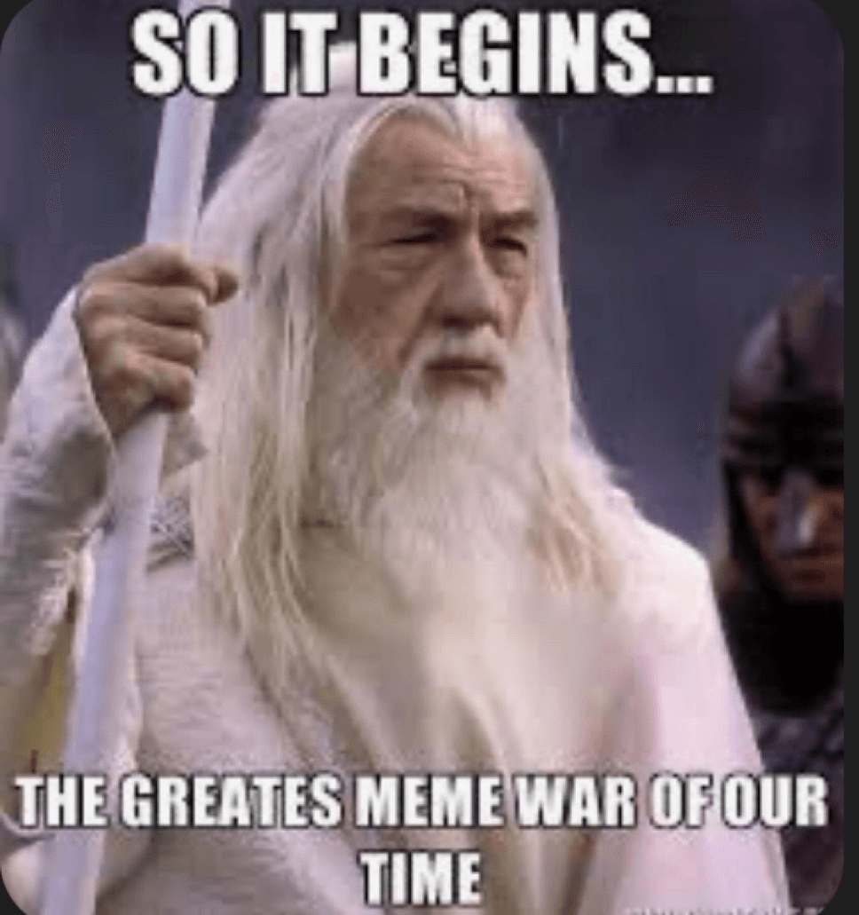 The great meme war begins