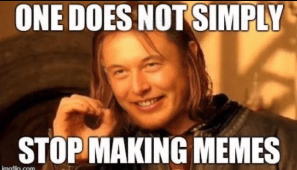 One does not simply stop making memes