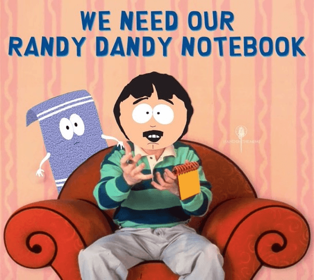 Randy Dandy Notebook