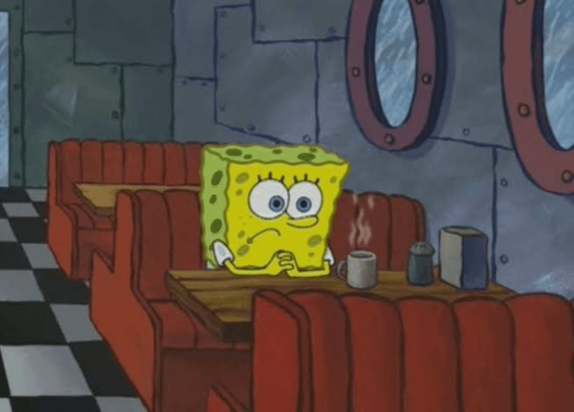 Spongebob waiting
