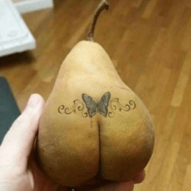 tramp stamp pear